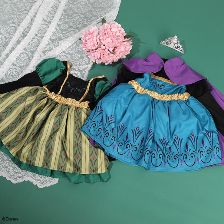 ディズニー アナ戴冠式なりきるドレスワンピース 1294K[品番