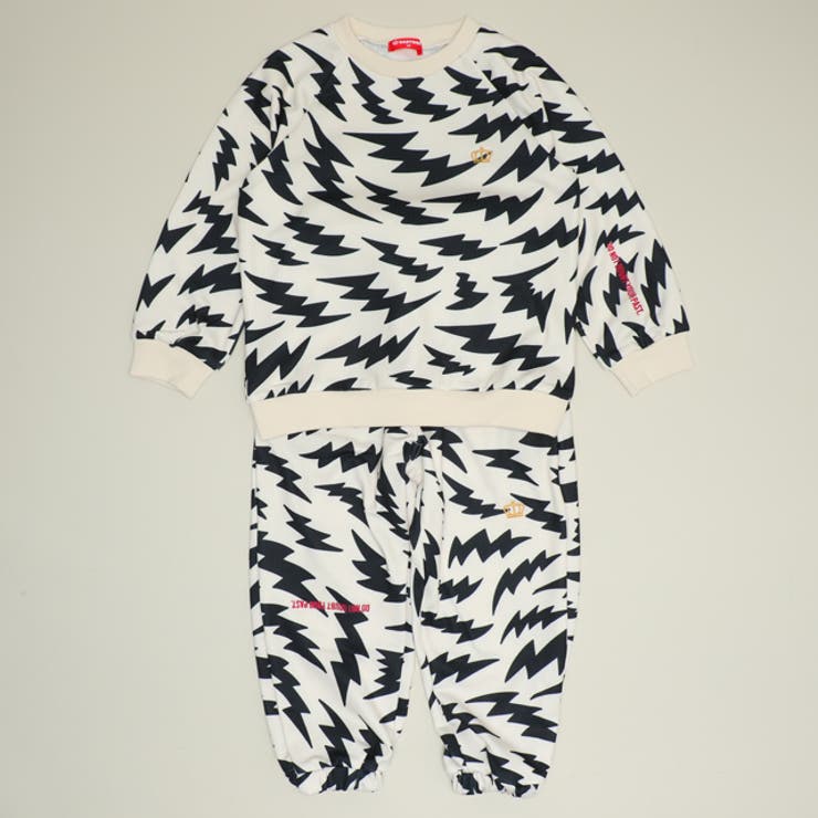 ボルト総柄セットアップ 1299K[品番：BYDK0007800]｜BABYDOLL（ベビー
