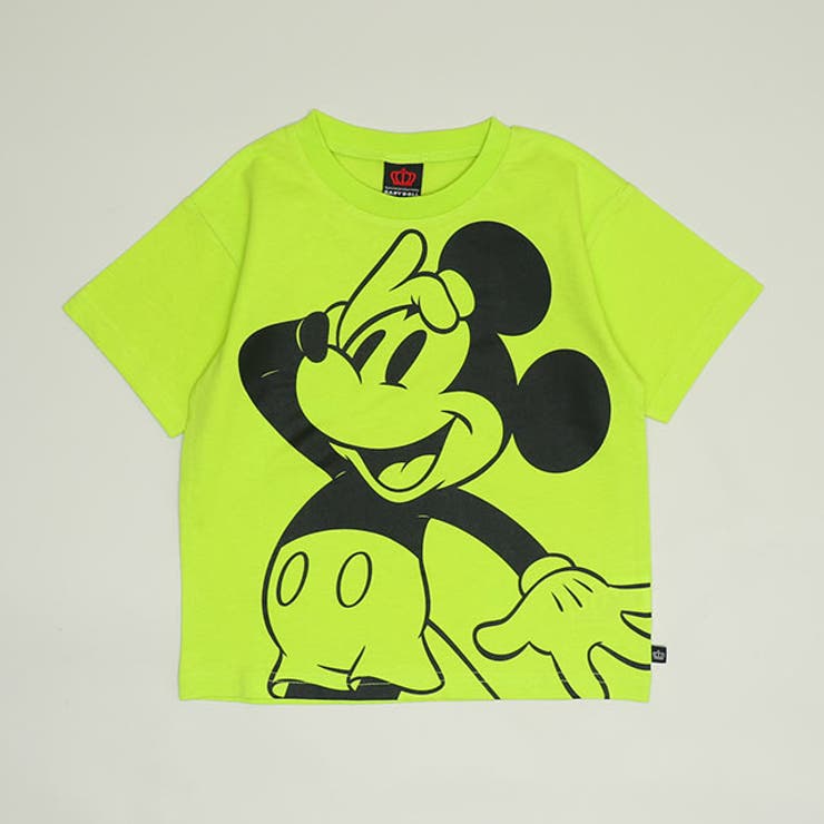 ミッキー | 親子お揃い ディズニー WEB限定 BIGフェイスTシャツ 1329K | BABYDOLL