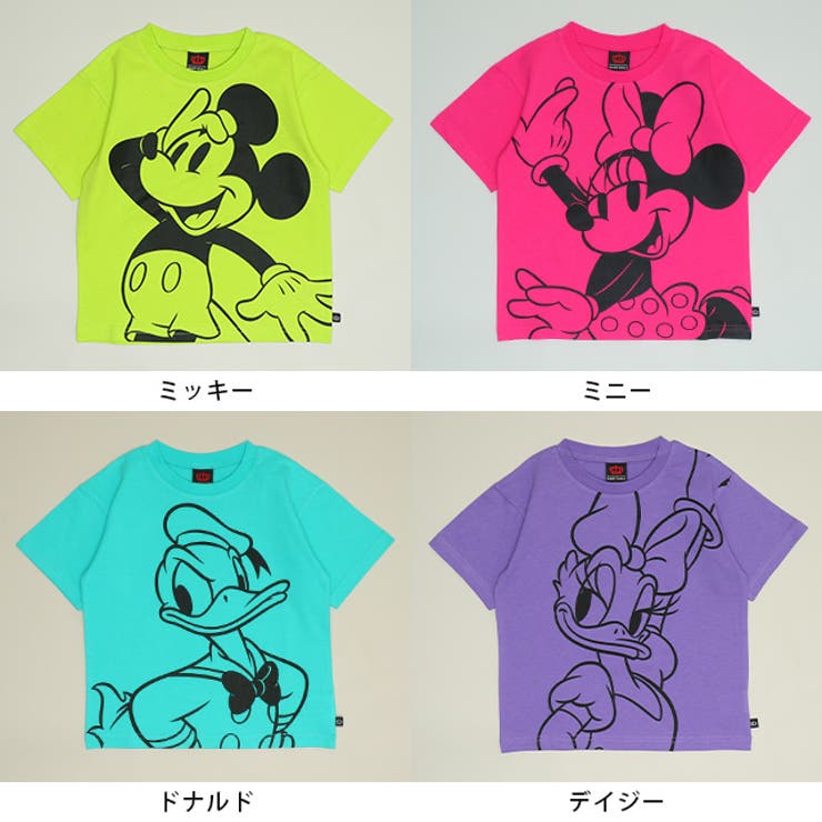 親子お揃い ディズニー WEB限定 BIGフェイスTシャツ 1329K | BABYDOLL | 詳細画像10 