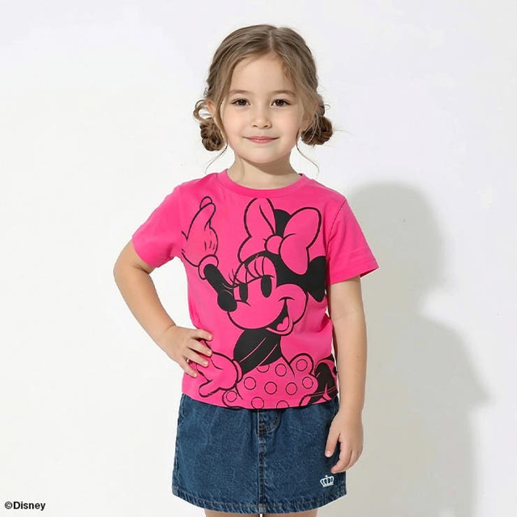 親子お揃い ディズニー WEB限定 BIGフェイスTシャツ 1329K | BABYDOLL | 詳細画像9 