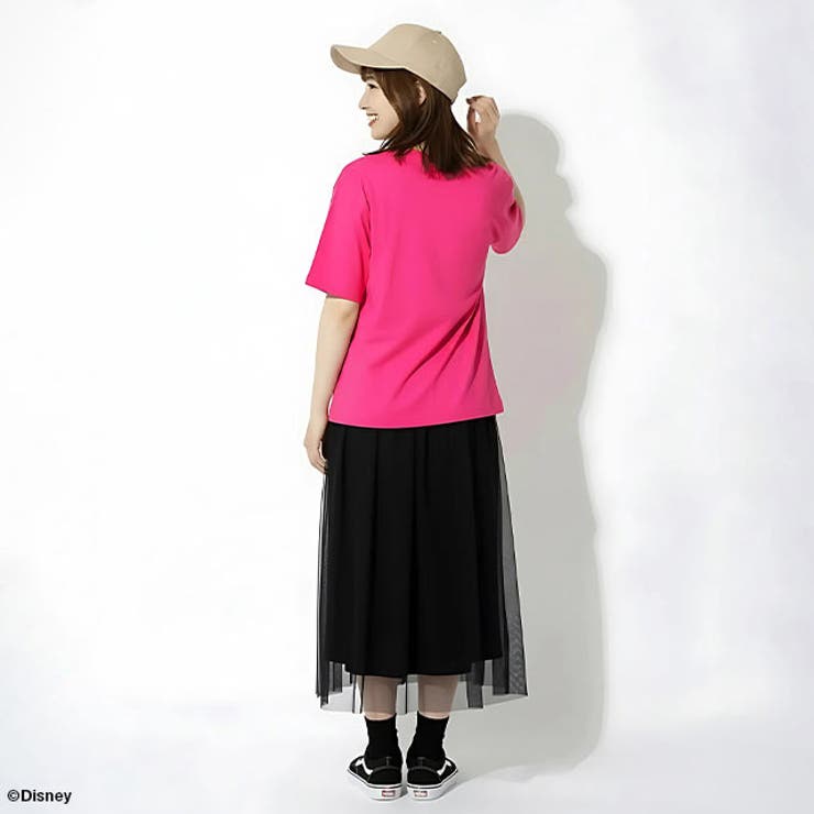 親子お揃い ディズニー WEB限定 BIGフェイスTシャツ 1329A | BABYDOLL | 詳細画像3 