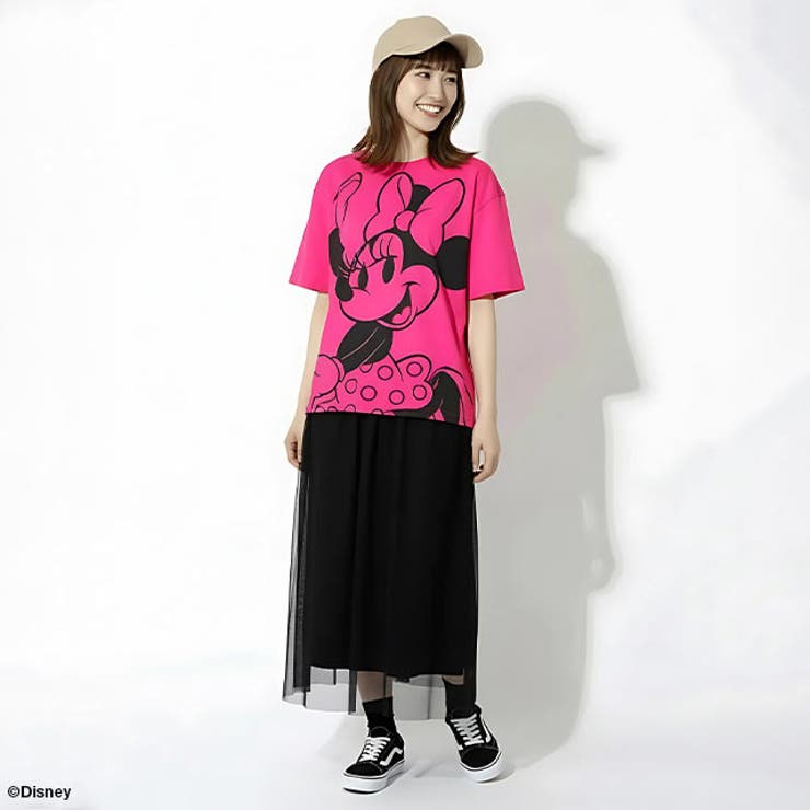 親子お揃い ディズニー WEB限定 BIGフェイスTシャツ 1329A | BABYDOLL | 詳細画像4 