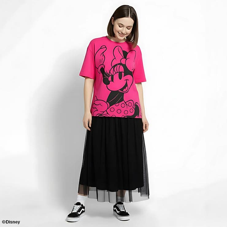 親子お揃い ディズニー WEB限定 BIGフェイスTシャツ 1329A | BABYDOLL | 詳細画像8 