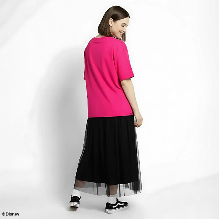 親子お揃い ディズニー WEB限定 BIGフェイスTシャツ 1329A | BABYDOLL | 詳細画像9 