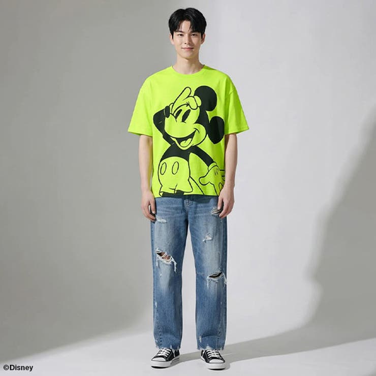 親子お揃い ディズニー WEB限定 BIGフェイスTシャツ 1329A | BABYDOLL | 詳細画像10 