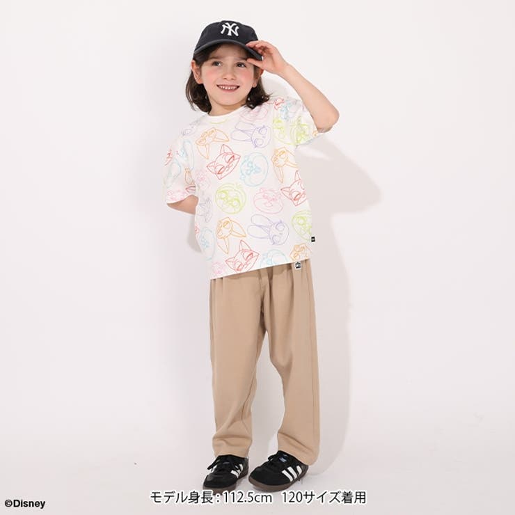 ディズニー WEB限定 ズートピア総柄Tシャツ 1331K | BABYDOLL | 詳細画像2 