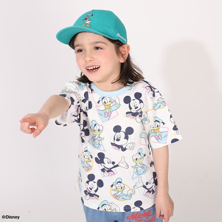 親子お揃い ディズニー WEB限定 パステル総柄Tシャツ 1332K | BABYDOLL | 詳細画像11 