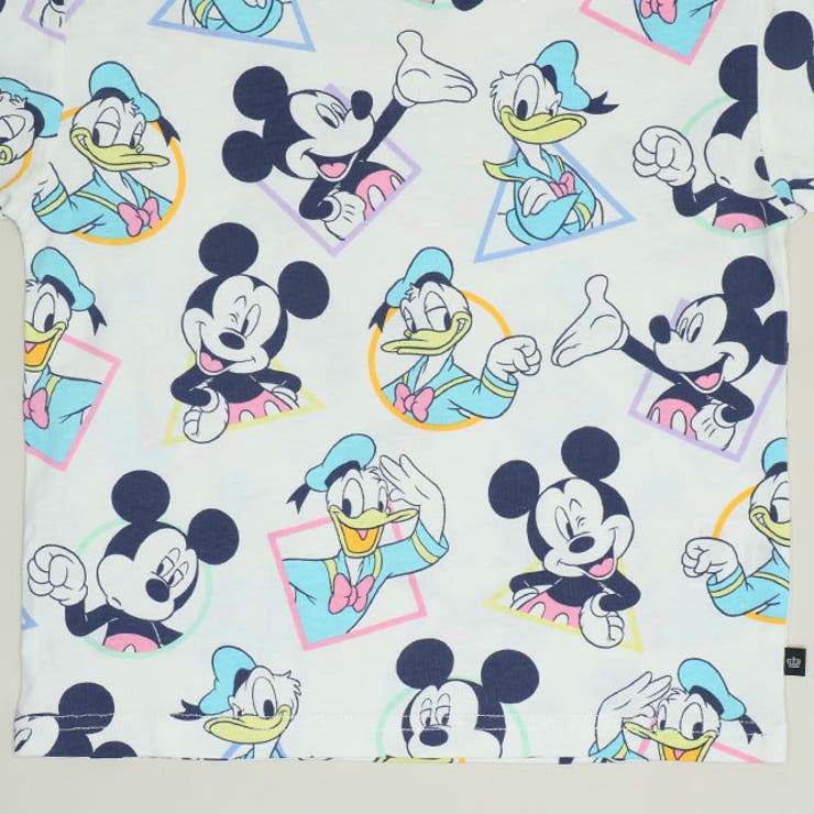 親子お揃い ディズニー WEB限定 パステル総柄Tシャツ 1332K | BABYDOLL | 詳細画像14 