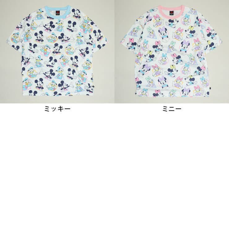 親子お揃い ディズニー WEB限定 パステル総柄Tシャツ 1332A | BABYDOLL | 詳細画像9 
