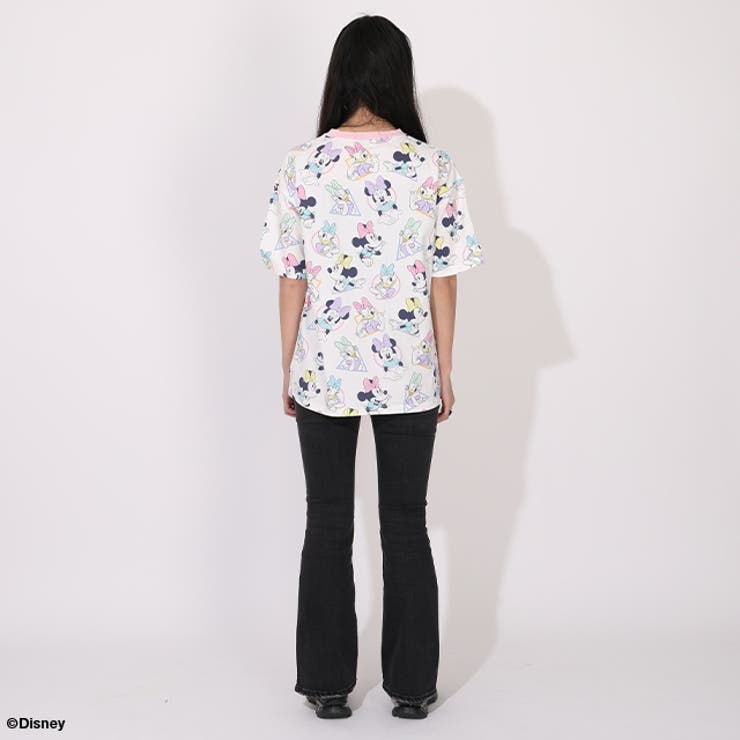 親子お揃い ディズニー WEB限定 パステル総柄Tシャツ 1332A | BABYDOLL | 詳細画像7 