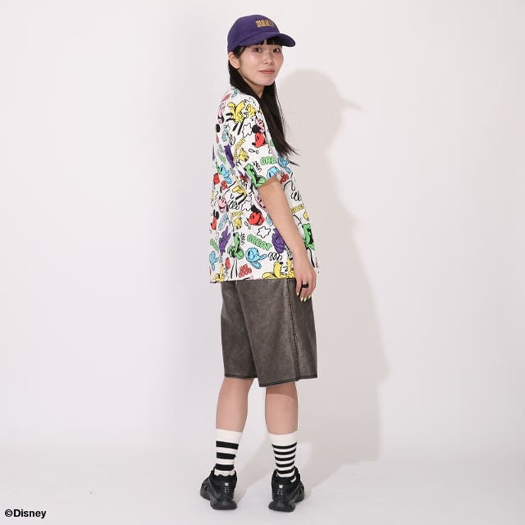 親子お揃い ディズニー カラフル総柄Tシャツ 1333A | BABYDOLL | 詳細画像5 