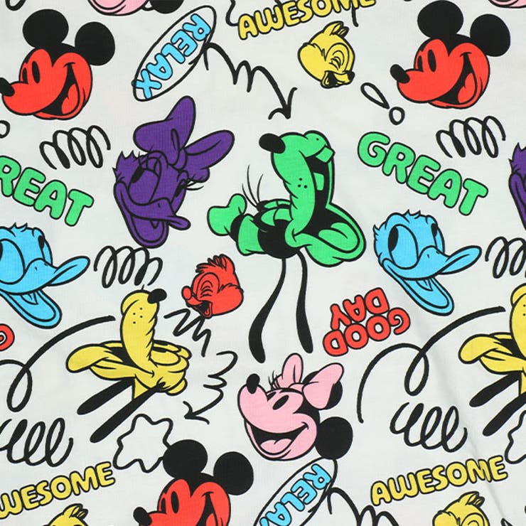 親子お揃い ディズニー カラフル総柄Tシャツ 1333A | BABYDOLL | 詳細画像7 