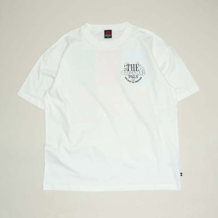 ホワイト | 親子お揃い ディズニー バックプリントTシャツ 1339A | BABYDOLL