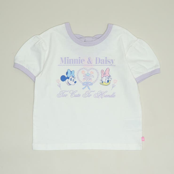 オフホワイト | ディズニー バックリボンTシャツ 1340K | BABYDOLL
