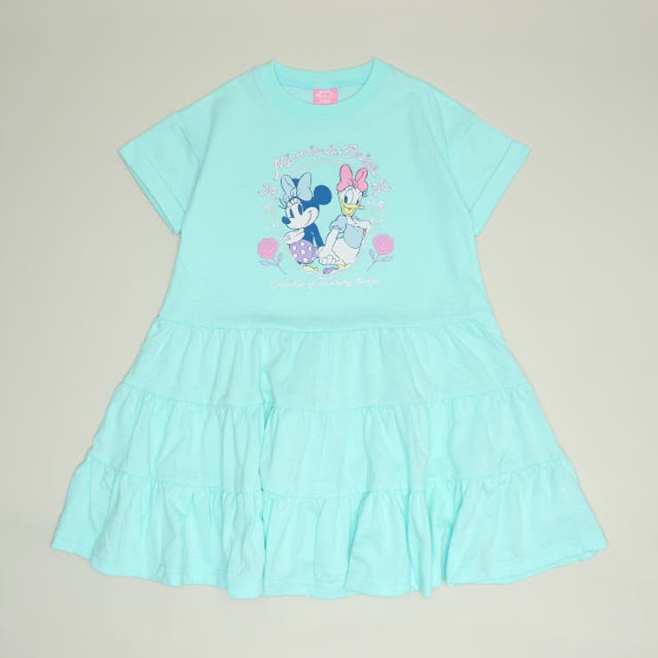 ミントグリーン | ディズニー ティアードワンピース 1343K | BABYDOLL