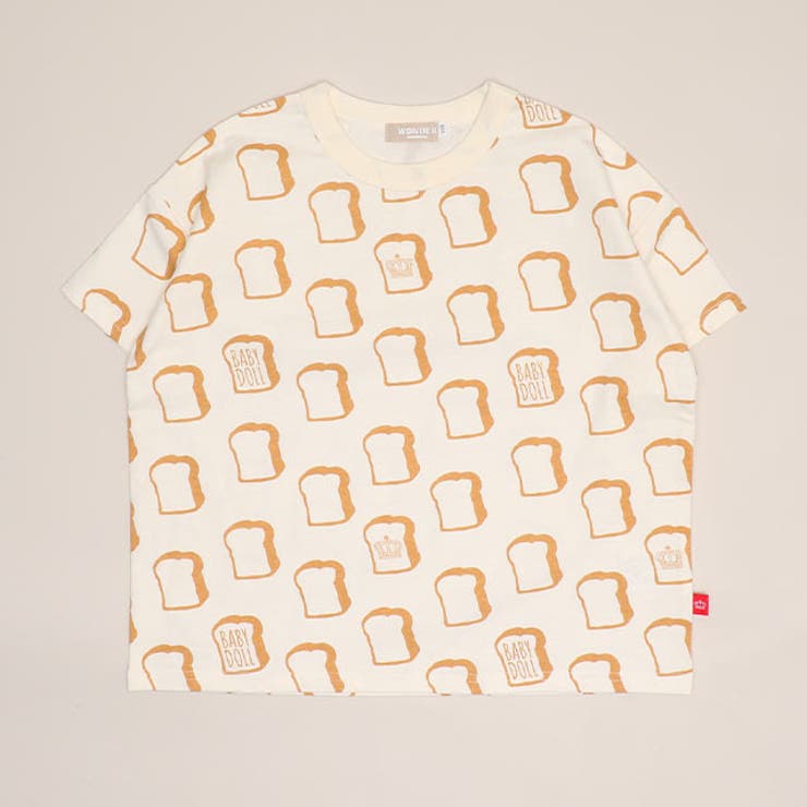 トースト柄 | WEB限定 総柄Tシャツ 1355K | BABYDOLL