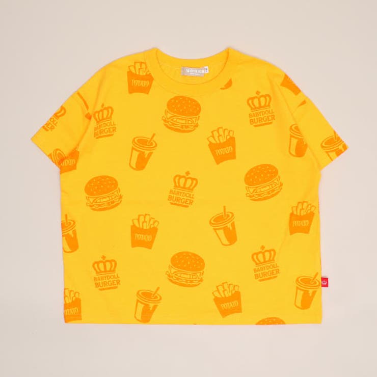マスタード | WEB限定 総柄Tシャツ 1355K | BABYDOLL