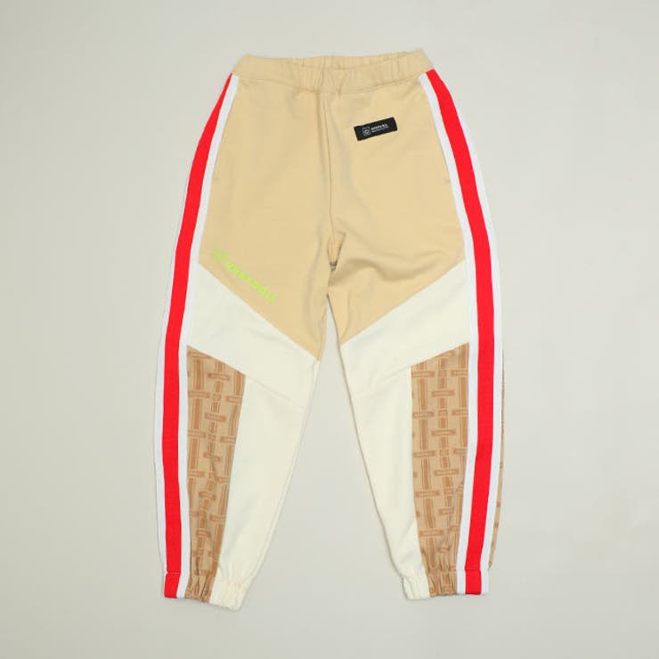 ベージュ | モノグラム切替ロングパンツ 1382K （トップス別売） | BABYDOLL