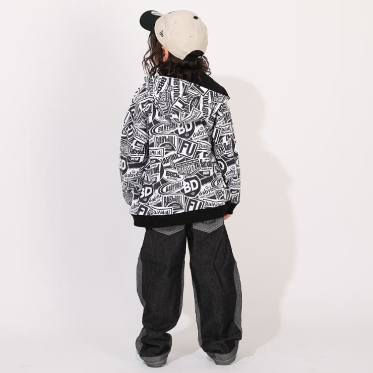 ステッカー総柄ジップパーカー 1386K | BABYDOLL | 詳細画像7 
