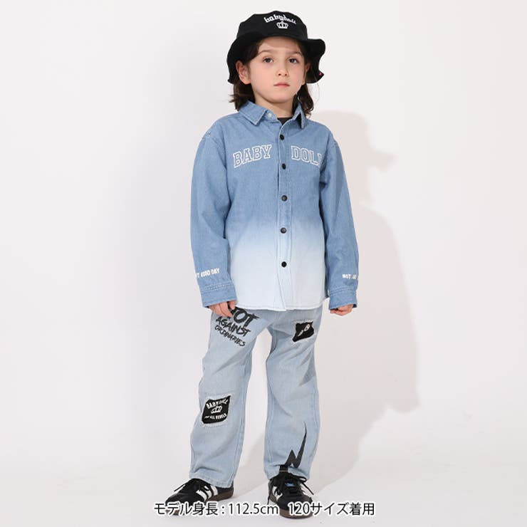 親子お揃い グラデーションダンガリーシャツ 1387K | BABYDOLL | 詳細画像2 