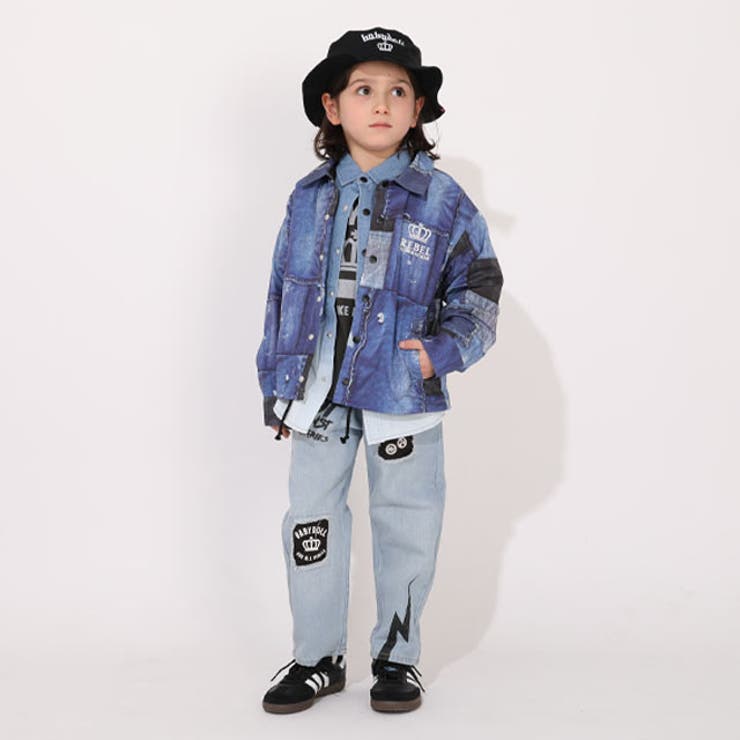 ラクガキダメージデニムロングパンツ 1388K | BABYDOLL | 詳細画像5 