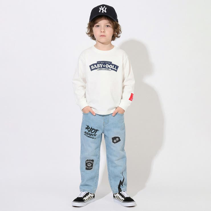 親子お揃い チャンキーアーチロゴロンT 1390K | BABYDOLL | 詳細画像2 