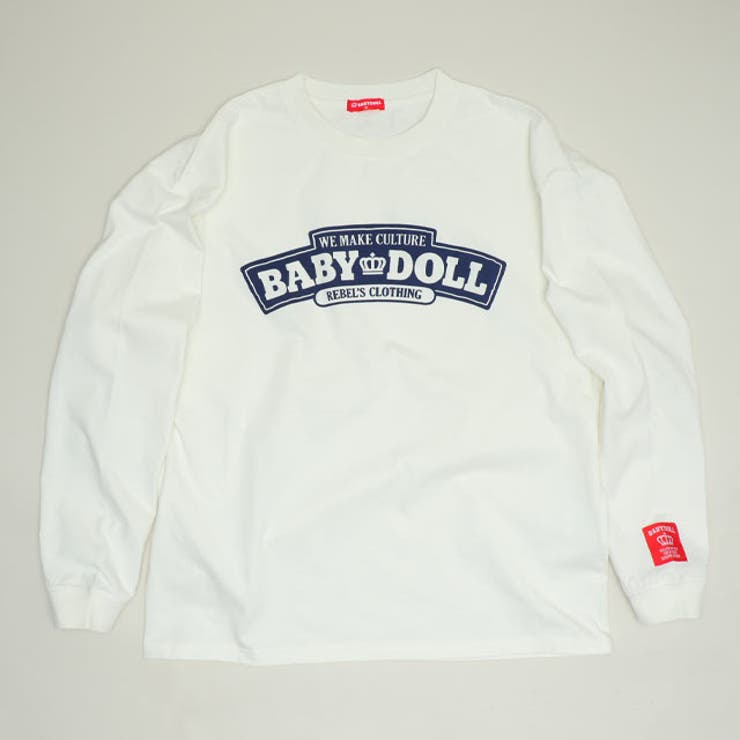 オフホワイト | 親子お揃い チャンキーアーチロゴロンT 1390A | BABYDOLL