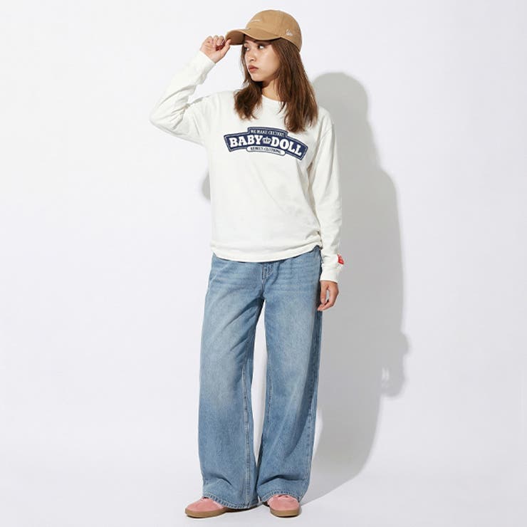 親子お揃い チャンキーアーチロゴロンT 1390A | BABYDOLL | 詳細画像2 