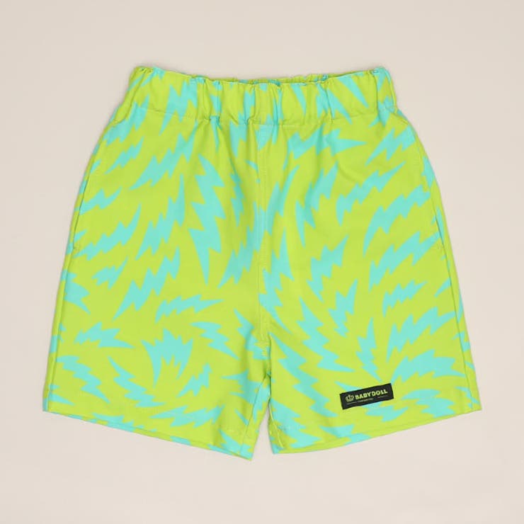 イナズマ柄 | 水陸両用総柄ハーフパンツ 1395K | BABYDOLL