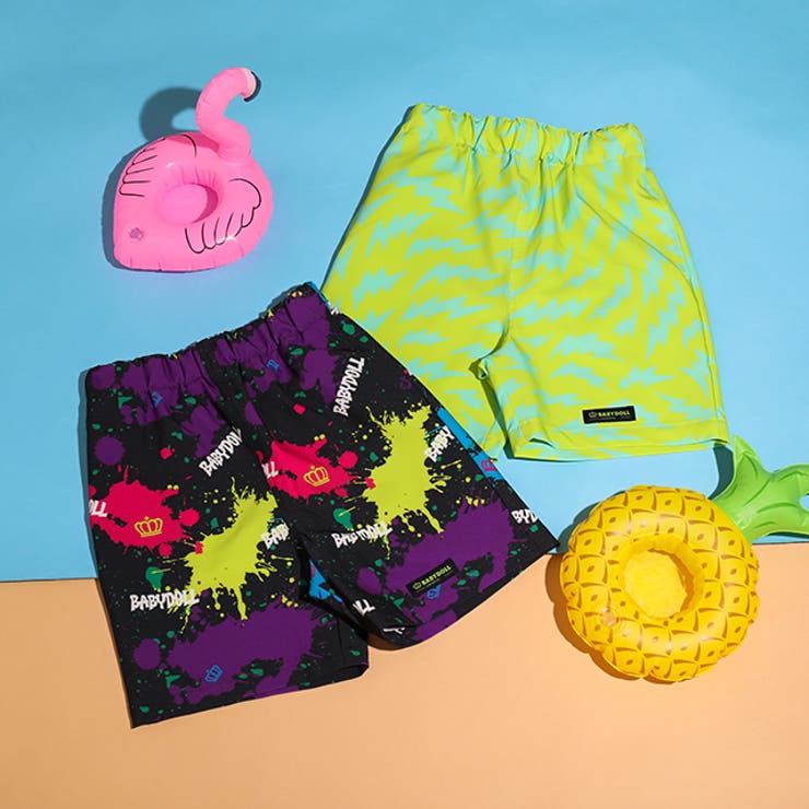 水陸両用総柄ハーフパンツ 1395K | BABYDOLL | 詳細画像8 