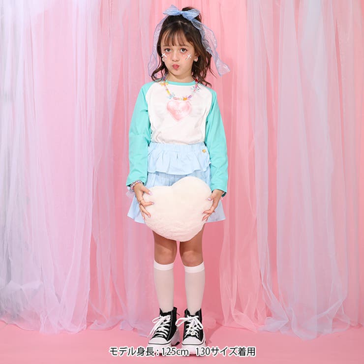 ぷっくりプリントラグランロンT 1418K | BABYDOLL | 詳細画像2 