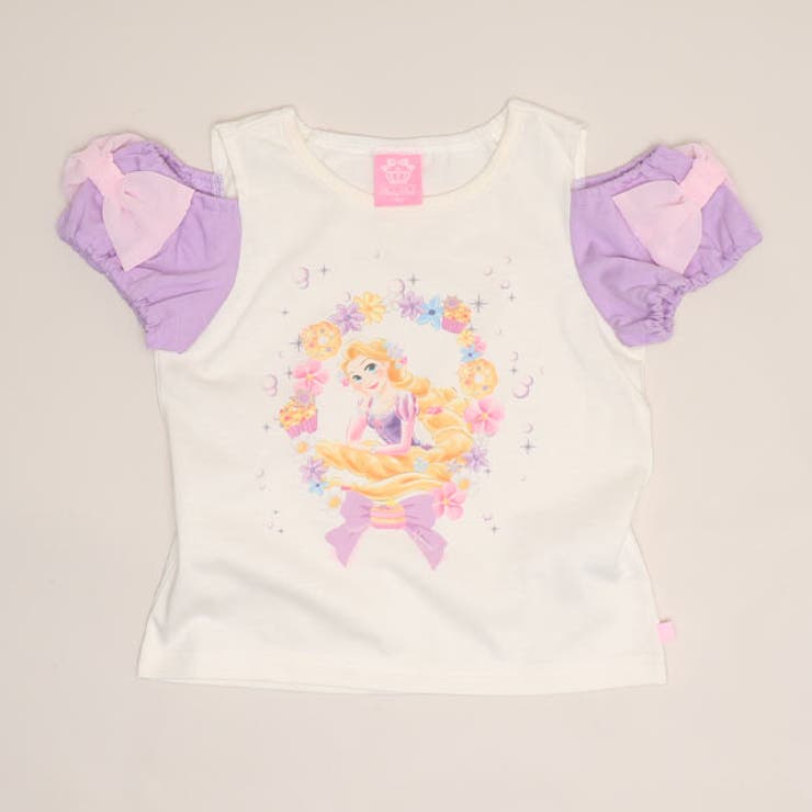 ラプンツェル | ディズニー プリンセス / リボンパフスリーブTシャツ 1429K | BABYDOLL