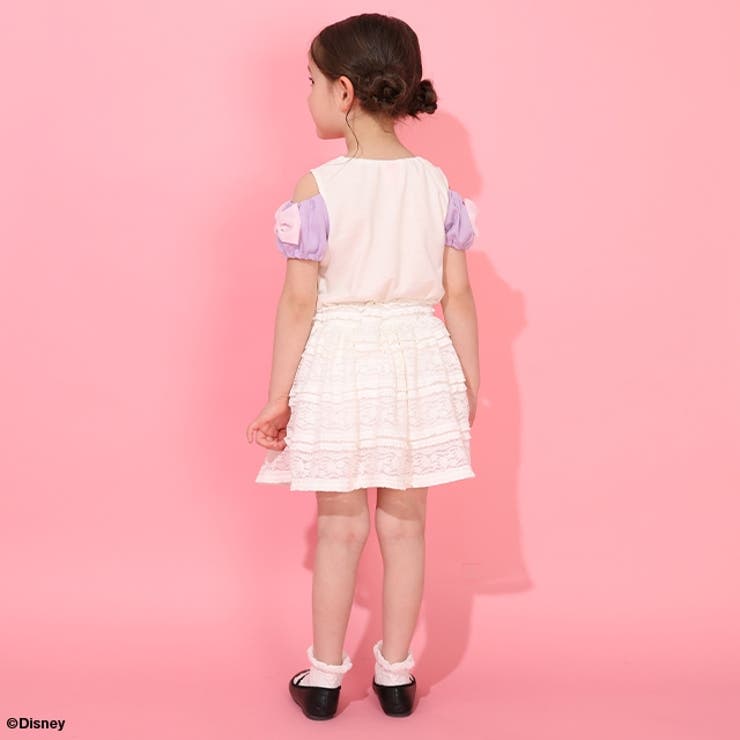 ディズニー プリンセス / リボンパフスリーブTシャツ 1429K | BABYDOLL | 詳細画像3 