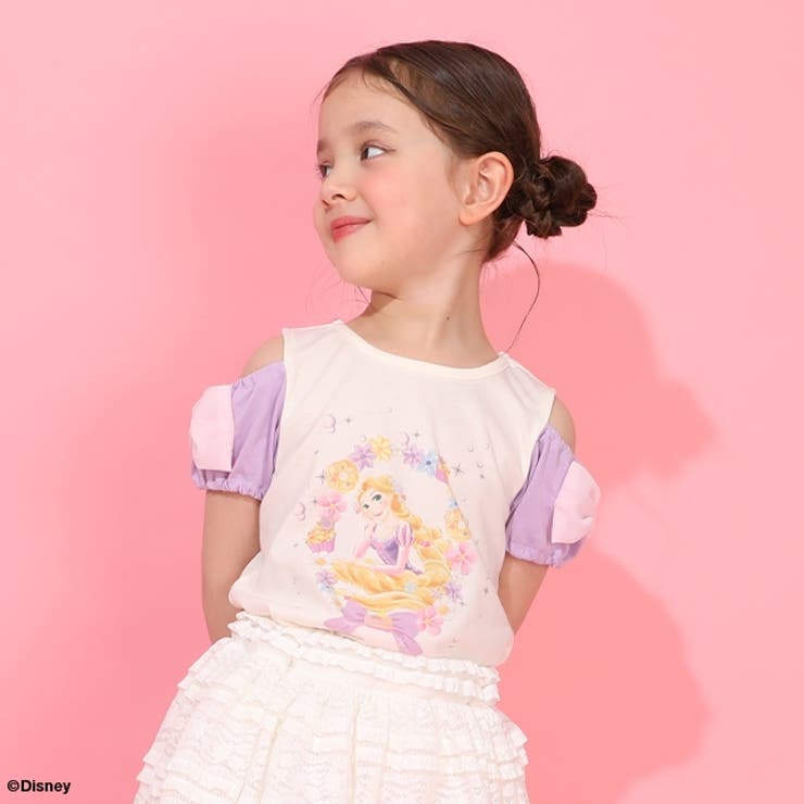 ディズニー プリンセス / リボンパフスリーブTシャツ 1429K | BABYDOLL | 詳細画像7 