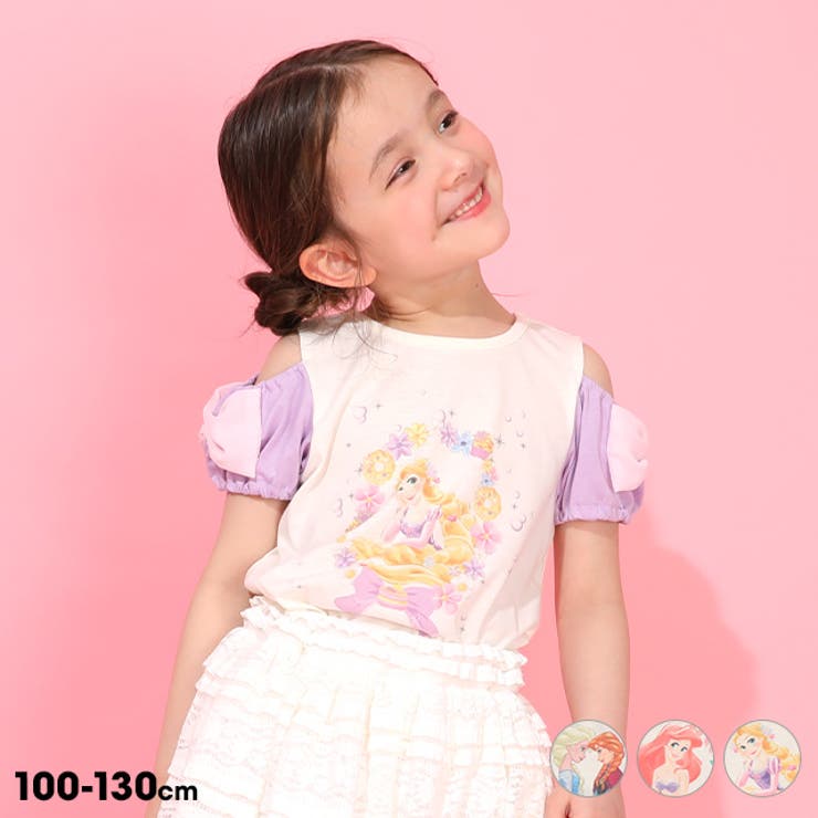ディズニー プリンセス / リボンパフスリーブTシャツ 1429K | BABYDOLL | 詳細画像1 