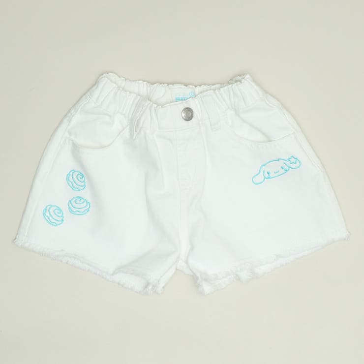 シナモロール | サンリオ キャラ刺繍ショートパンツ 1433K | BABYDOLL