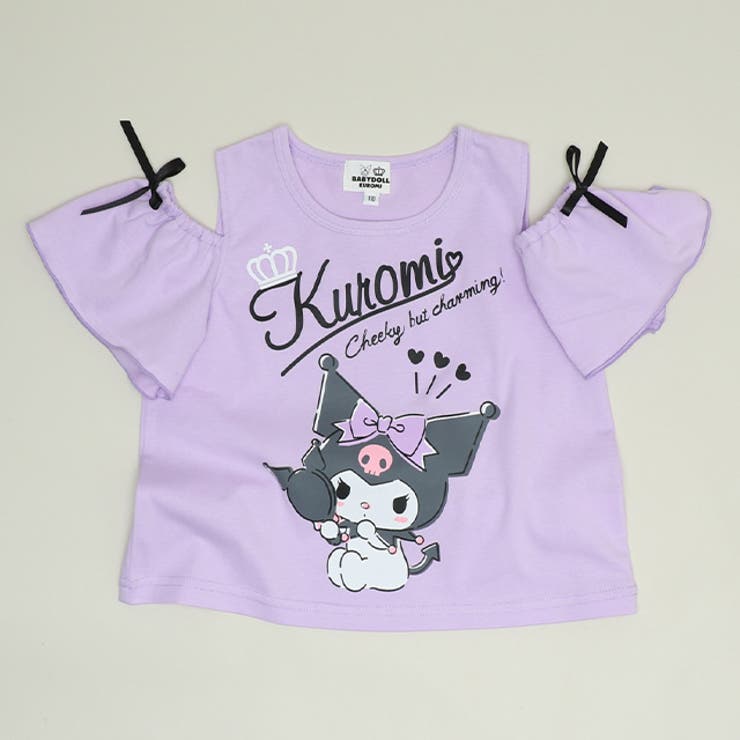 クロミ | サンリオ 肩開きリボンTシャツ 1434K | BABYDOLL