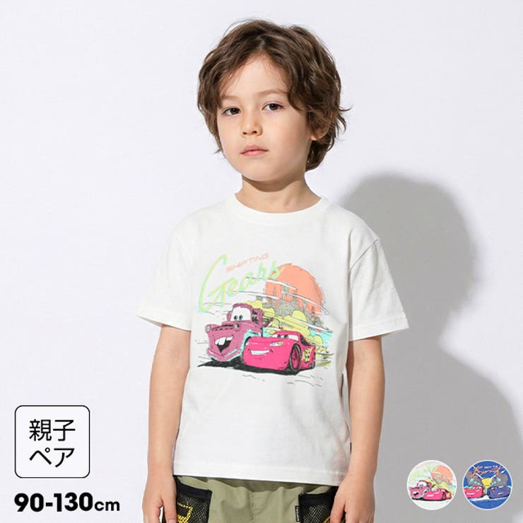 親子お揃い ディズニー カーズ サーフ風Tシャツ 1465K | BABYDOLL | 詳細画像1 
