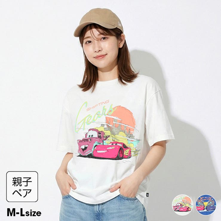 親子お揃い ディズニー カーズ サーフ風Tシャツ 1465A | BABYDOLL | 詳細画像1 