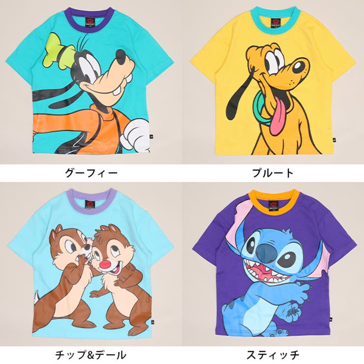 親子お揃い ディズニー BIGフェイスTシャツ 1483K | BABYDOLL | 詳細画像29 