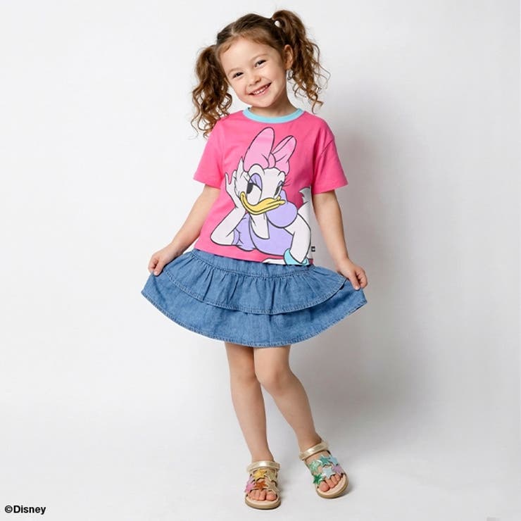 親子お揃い ディズニー BIGフェイスTシャツ 1483K | BABYDOLL | 詳細画像14 