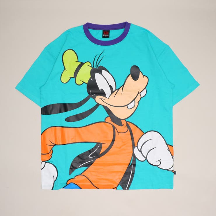 グーフィー | 親子お揃い ディズニー BIGフェイスTシャツ 1483A | BABYDOLL