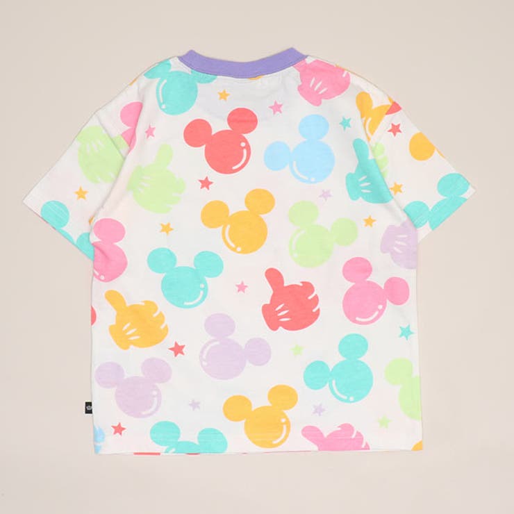 親子お揃い ディズニー WEB限定 パステル総柄Tシャツ 1485K | BABYDOLL | 詳細画像6 