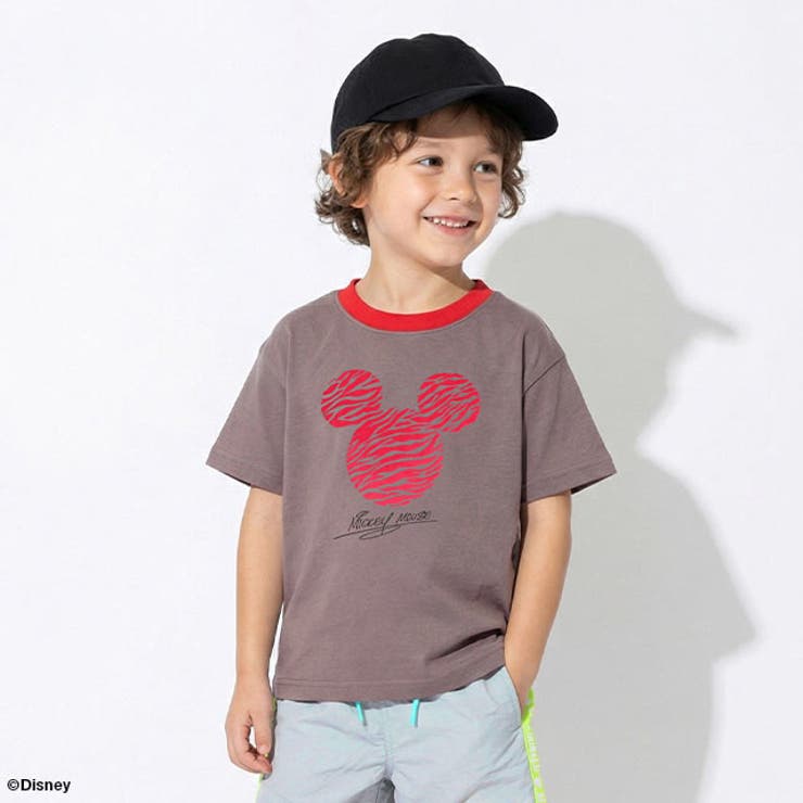 親子お揃い ディズニー アニマル柄フロッキーTシャツ 1486K | BABYDOLL | 詳細画像4 