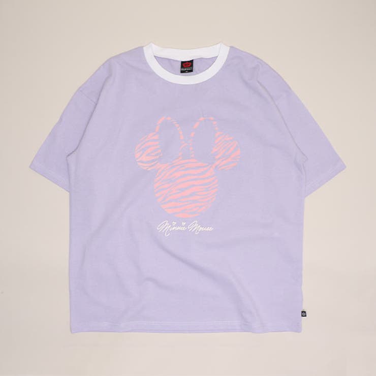 ミニー | 親子お揃い ディズニー アニマル柄フロッキーTシャツ 1486A | BABYDOLL