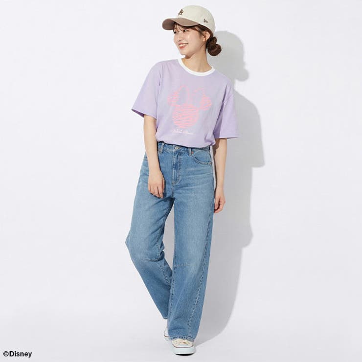 親子お揃い ディズニー アニマル柄フロッキーTシャツ 1486A | BABYDOLL | 詳細画像2 