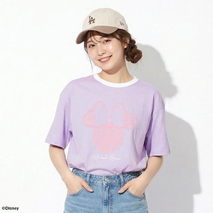 親子お揃い ディズニー アニマル柄フロッキーTシャツ 1486A | BABYDOLL | 詳細画像4 