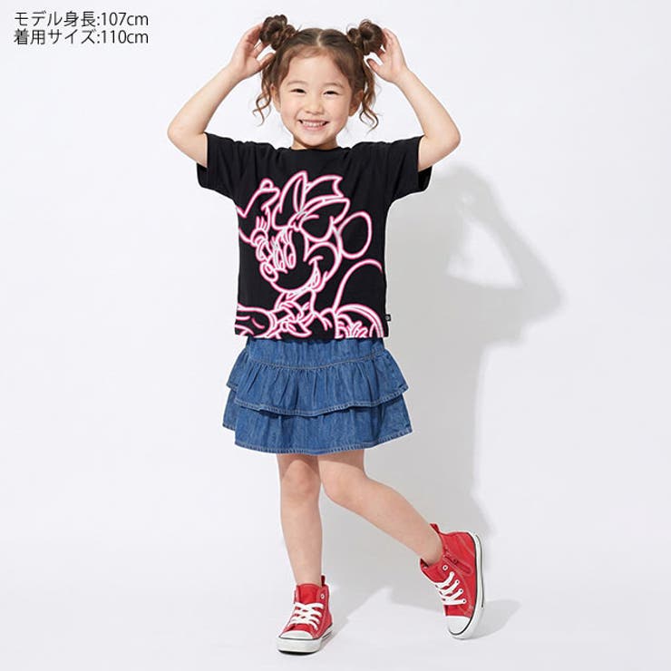 親子お揃い ディズニー ネオン蓄光Tシャツ 1488K | BABYDOLL | 詳細画像9 