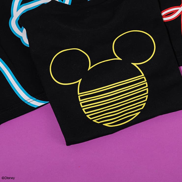 親子お揃い ディズニー ネオン蓄光Tシャツ 1488K | BABYDOLL | 詳細画像14 